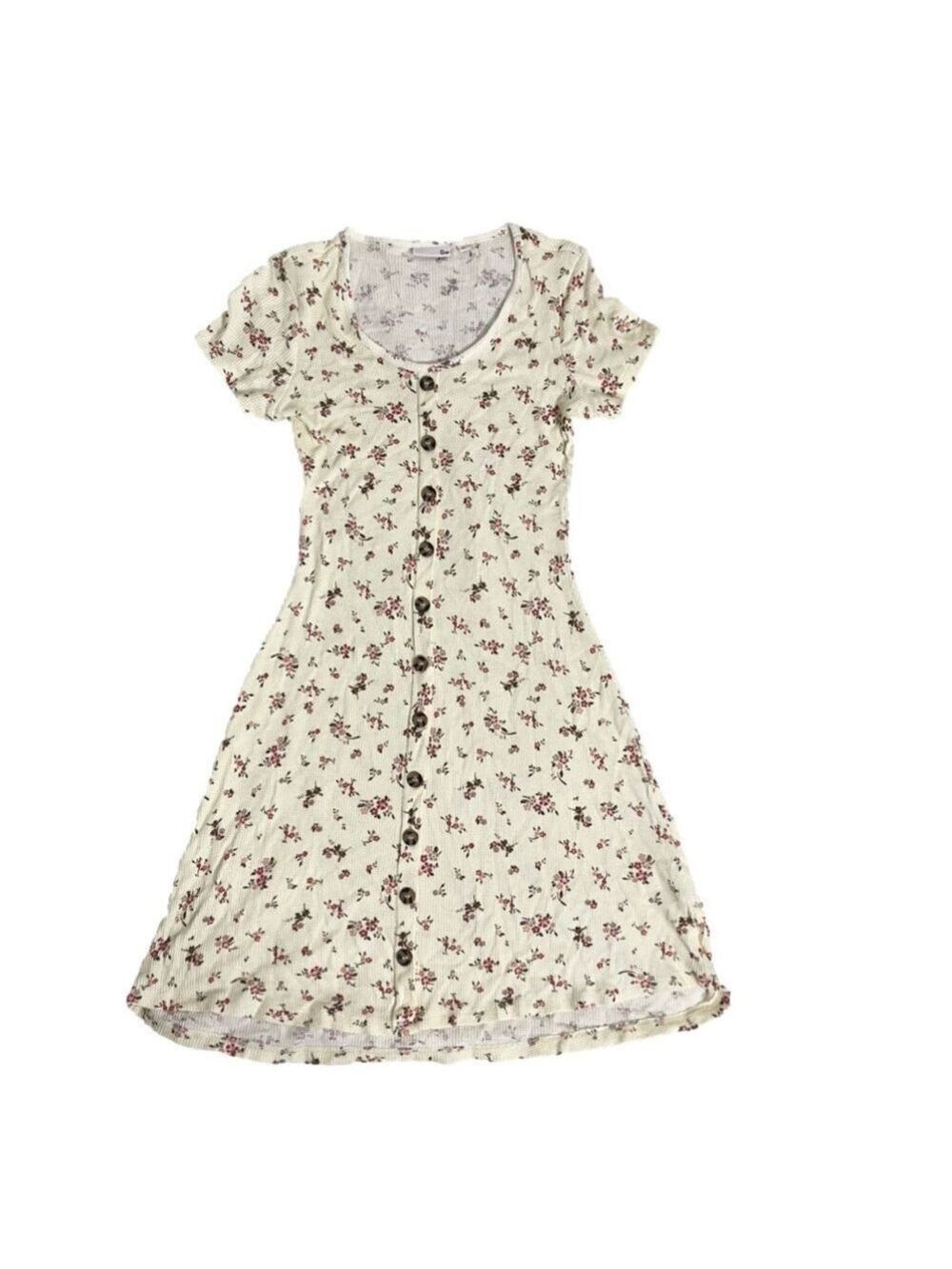 Women’s SO Beige Floral Boho Dress Size Small!